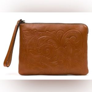 Patricia Nast Cassini wristlet clutch in Florentine Western
